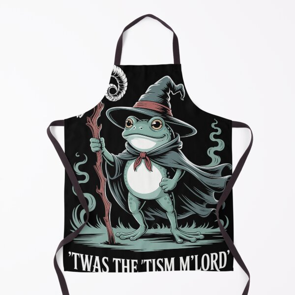 Item preview, Frog Wizard Meme T'was the 'Tism M'Lord Autism Awareness designed and sold by pisliturabcons.