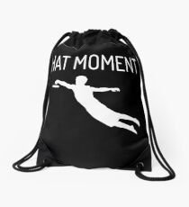 Ultimate Frisbee Moments Drawstring Bag