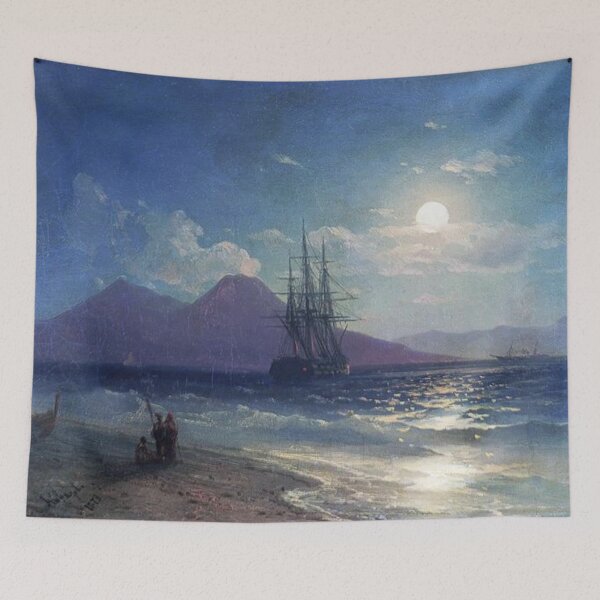 Item preview, View of the sea at night designed and sold by SharonTheFirst.