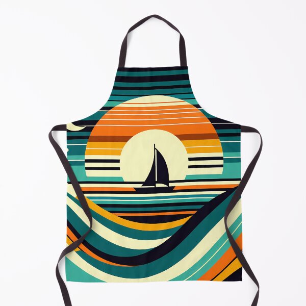 Item preview, Geometric Sunset Sailboat designed and sold by InkSmithery.