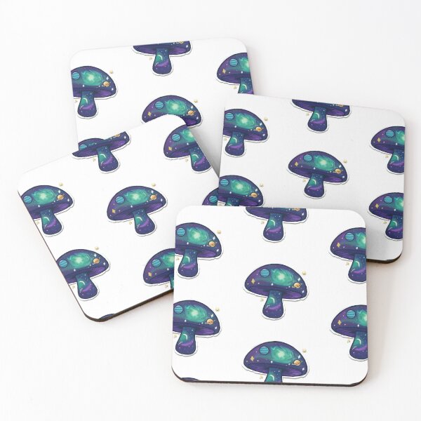 Item preview, Galaxy Mushroom Sticker - Psychedelic Space  Aesthetic Magic Mushroom Art designed and sold by Nanadestudio.