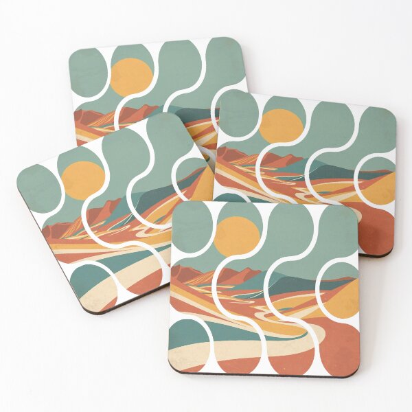 Item preview, ✨Mid Century Desert Landscape Art ✨ designed and sold by CheersTOGETHER.