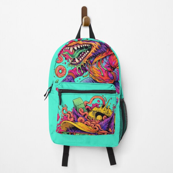 Item preview, Cool Graffiti Wolf Streetwear Neon Art designed and sold by ZenvyraLab.