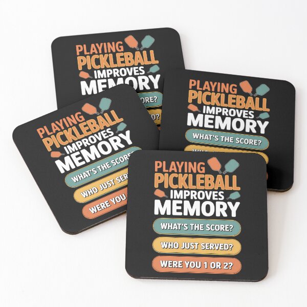 Item preview, Playing Pickleball Improves Memory - Pickleballers designed and sold by HellD3vil-Art.