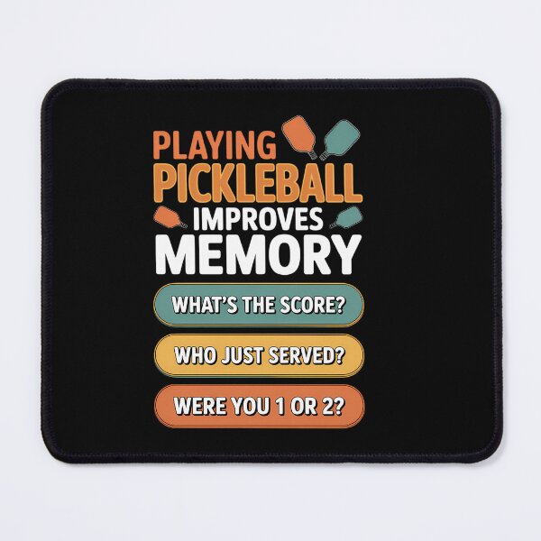 Item preview, Playing Pickleball Improves Memory - Pickleballers designed and sold by HellD3vil-Art.