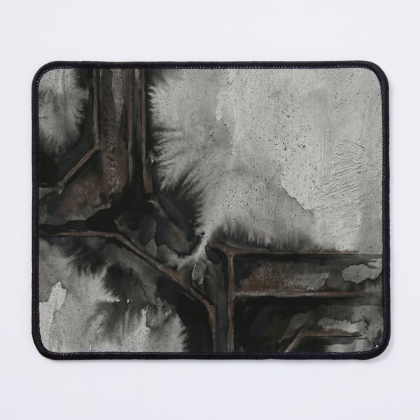 Item preview, Black Ink Geometry on Textured Concrete designed and sold by Printpix.