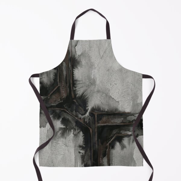 Item preview, Black Ink Geometry on Textured Concrete designed and sold by Printpix.