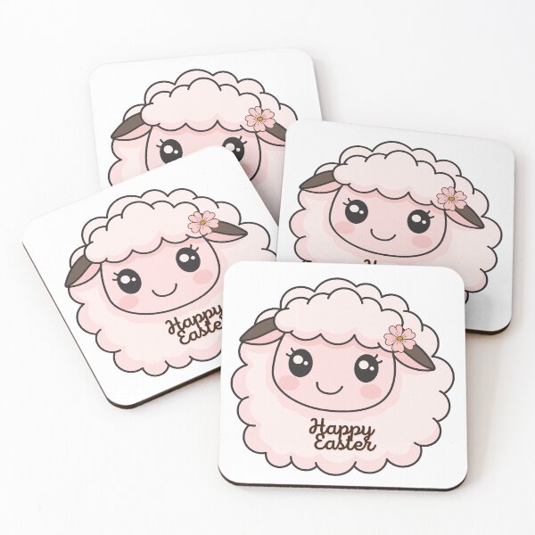 Item preview, Happy Easter With A Sheep. designed and sold by Dinasshop.