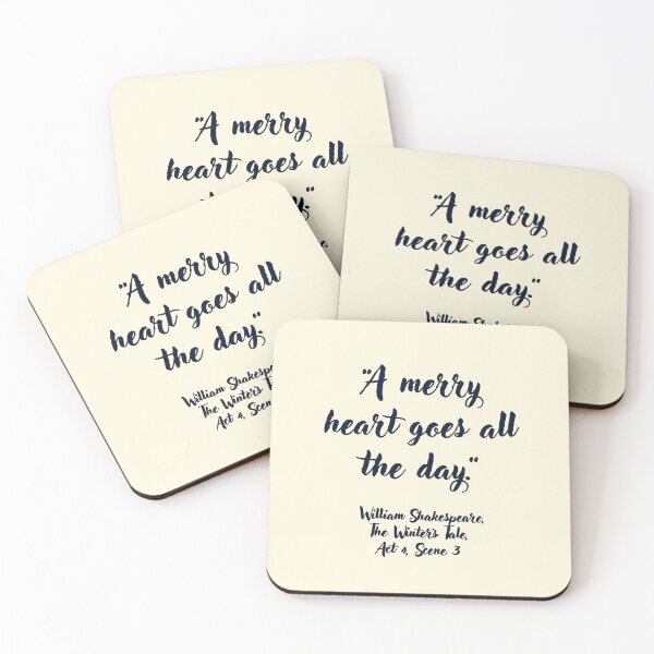 Item preview, Phat Shakespeare Quote from The Winter’s Tale designed and sold by CharlottePlaceArt.