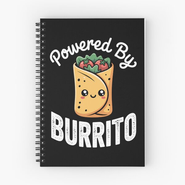 Item preview, Powered By Burrito Food Pun Cute Burrito Lover designed and sold by HellD3vil-Art.