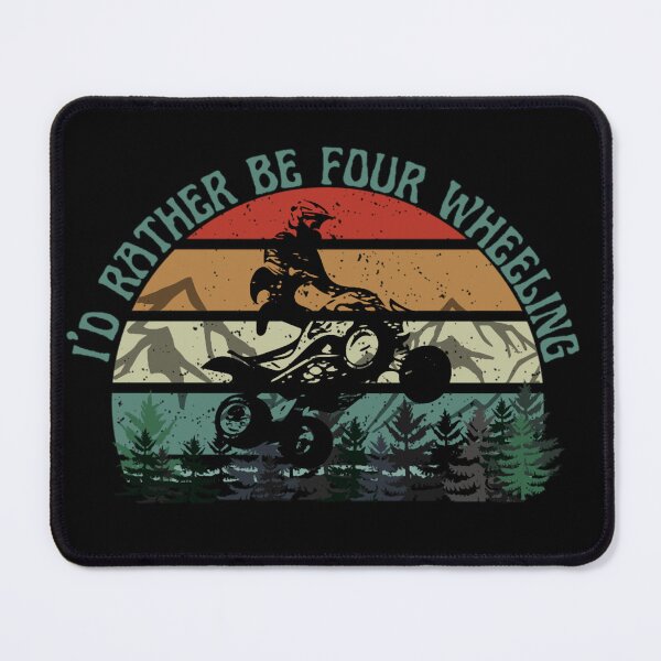 Item preview, I’d Rather Be Four Wheeling Vintage ATV Rider designed and sold by FroggyBaBoy.