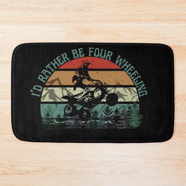 Item preview, I’d Rather Be Four Wheeling Vintage ATV Rider designed and sold by FroggyBaBoy.