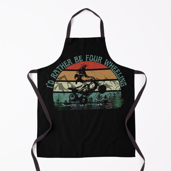 Item preview, I’d Rather Be Four Wheeling Vintage ATV Rider designed and sold by FroggyBaBoy.