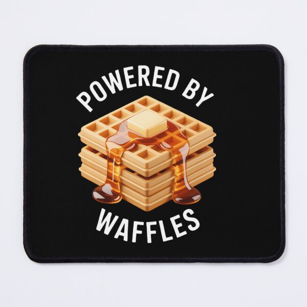 Item preview, Powered By Waffles Graphic Breakfast designed and sold by HellD3vil-Art.
