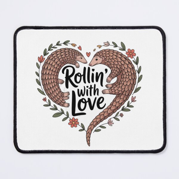 Item preview, Pangolin - Rollin’ With Love designed and sold by 123ks.
