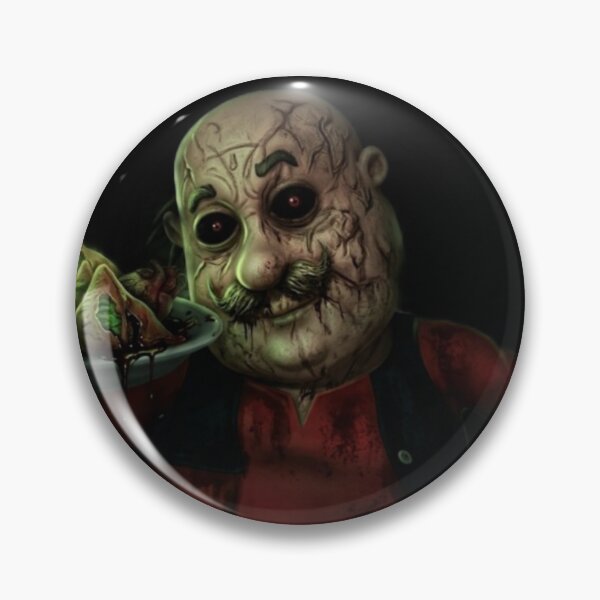 Item preview, Scary Samosa Man Horror Art - Dark 2D Creepy Chef Illustration designed and sold by The monster .