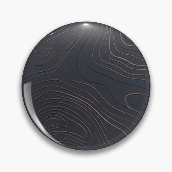 Item preview, Metallic Contour Lines Abstract Art designed and sold by Printpix.