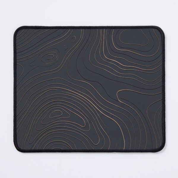 Item preview, Metallic Contour Lines Abstract Art designed and sold by Printpix.