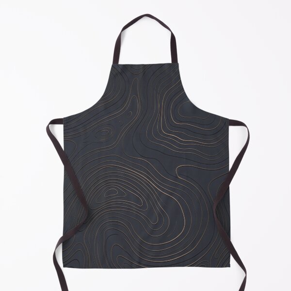Item preview, Metallic Contour Lines Abstract Art designed and sold by Printpix.