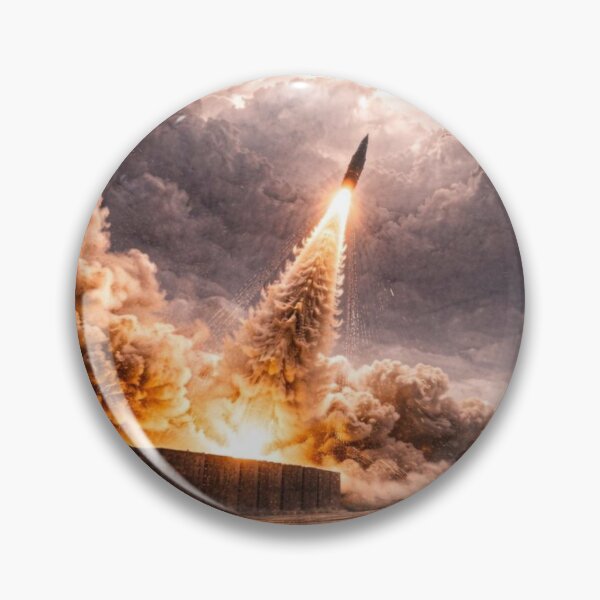 Item preview, Rocket Launch Wall Art | Cinematic Sci-Fi Missile Launch Print designed and sold by Element Horizon Studio.