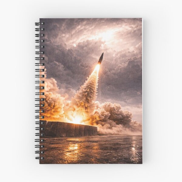 Item preview, Rocket Launch Wall Art | Cinematic Sci-Fi Missile Launch Print designed and sold by Element Horizon Studio.