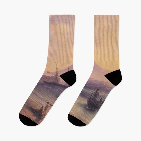 Item preview, Fishermen Returning Near Naples designed and sold by SharonTheFirst.