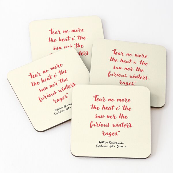 Item preview, Awesome Shakespeare Quote from Cymbeline designed and sold by CharlottePlaceArt.