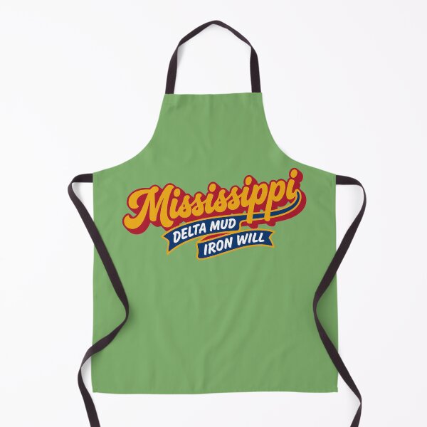 Item preview, Vintage Mississippi Retro Fat Script Delta Mud Iron Will Vector Art designed and sold by Cozy-Old-Pub.