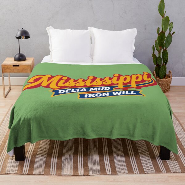 Item preview, Vintage Mississippi Retro Fat Script Delta Mud Iron Will Vector Art designed and sold by Cozy-Old-Pub.