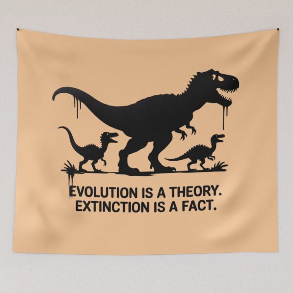 Item preview, Dinosaur - Evolution is a theory. Extinction is a fact designed and sold by 123ks.