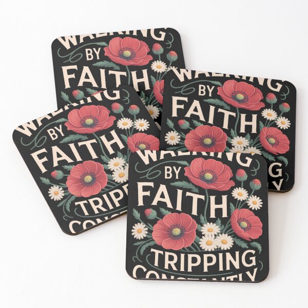 Item preview, Funny Christian Walking By Faith Tripping Constantly designed and sold by waislumekinwye.