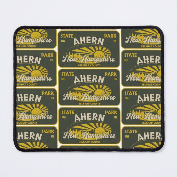 Item preview, Ahern State Park, Belknap County, New Hampshire, badge design designed and sold by Wanderful-roads.