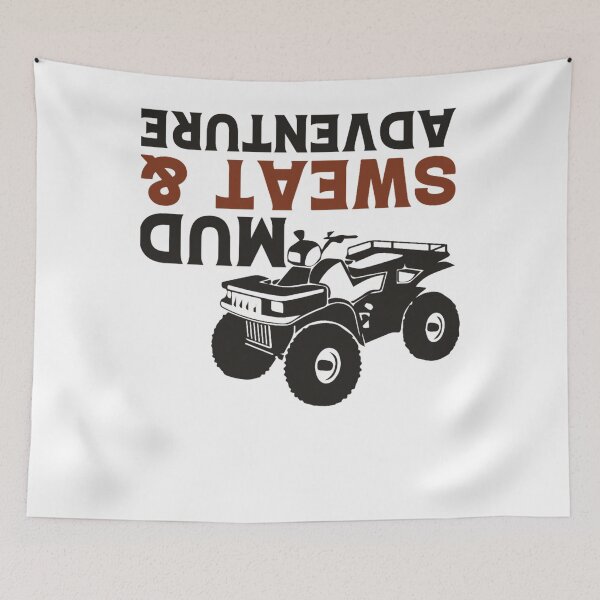 Item preview, Mud Sweat Adventure ATV Rider Design designed and sold by FroggyBaBoy.