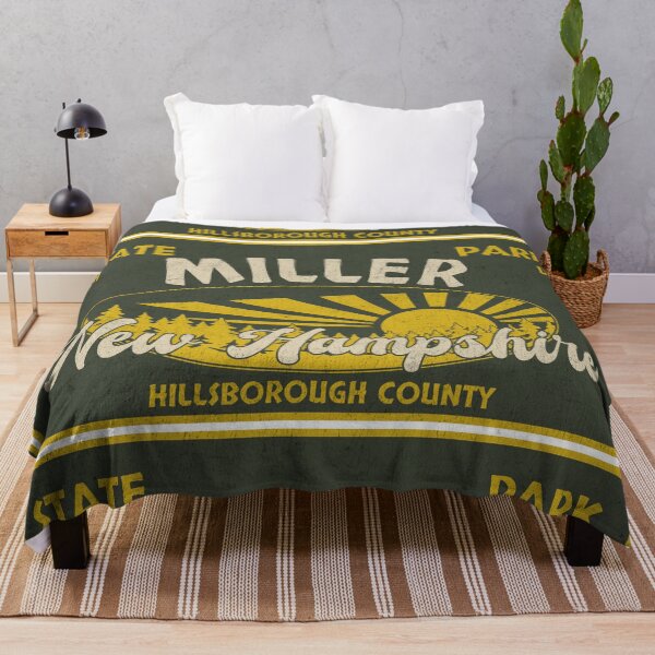 Item preview, Miller State Park, Hillsborough County, New Hampshire, badge design designed and sold by Wanderful-roads.