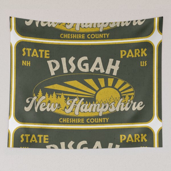 Item preview, Pisgah State Park, Cheshire County, New Hampshire, badge design designed and sold by Wanderful-roads.