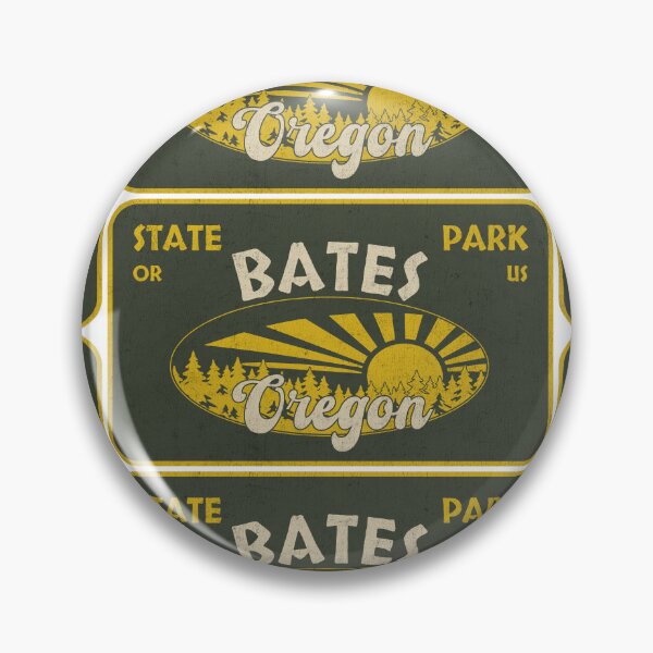 Item preview, Bates State Park, Oregon, badge design designed and sold by Wanderful-roads.