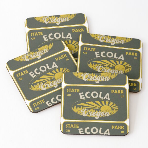 Item preview, Ecola State Park, Oregon, badge design designed and sold by Wanderful-roads.