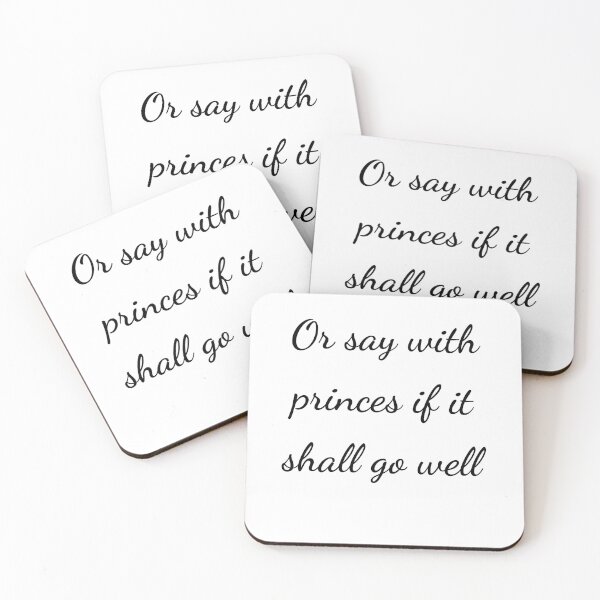 Item preview, "Or say with princes if it shall go well" - handwriting black designed and sold by ariksworld.
