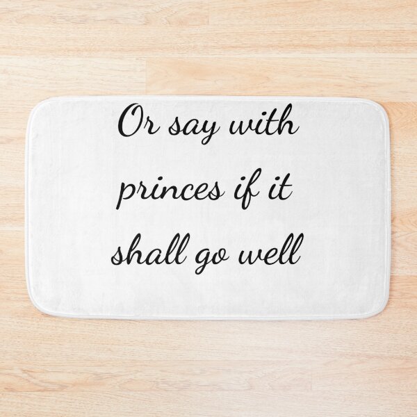 Item preview, "Or say with princes if it shall go well" - handwriting black designed and sold by ariksworld.