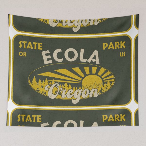 Item preview, Ecola State Park, Oregon, badge design designed and sold by Wanderful-roads.