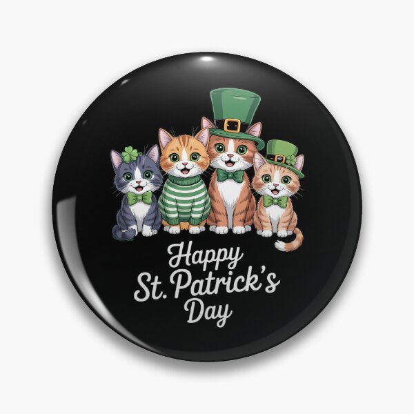 Artikelvorschau, St. Patrick Katzen entworfen und verkauft von Moon-Ape.