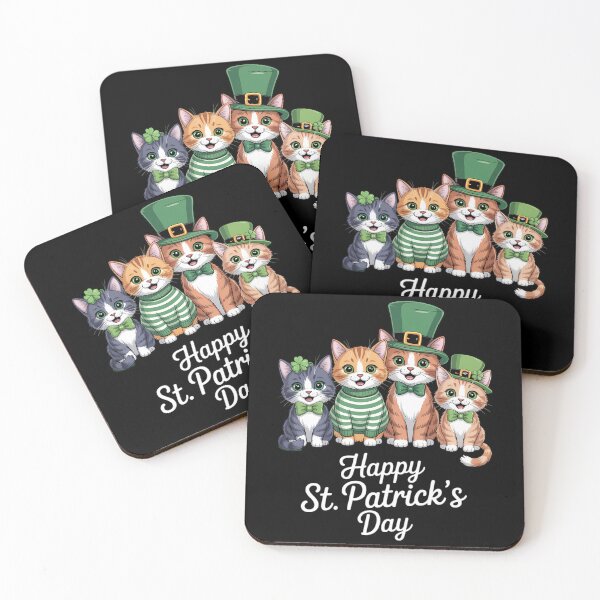 Item preview, St Patrick Cats designed and sold by Moon-Ape.