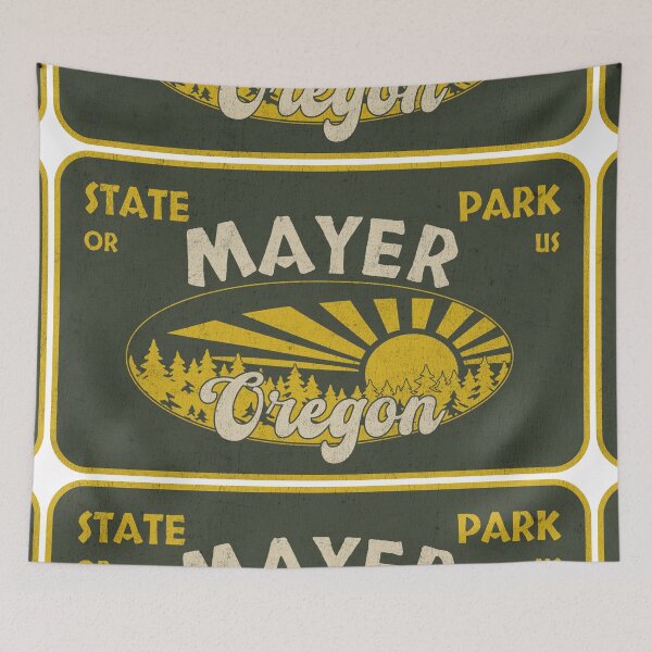 Item preview, Mayer State Park, Oregon, badge design designed and sold by Wanderful-roads.