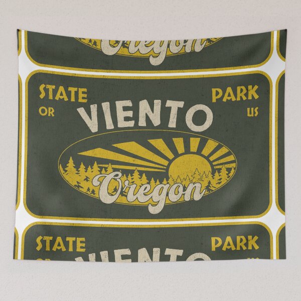 Item preview, Diseño de la insignia del Parque Estatal Viento, Oregón designed and sold by Wanderful-roads.