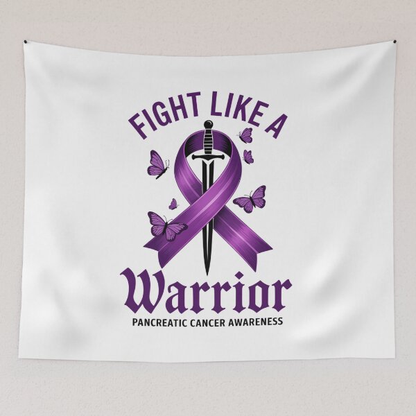 Item preview, Pancreatic Cancer Awareness Support Squad, Fight Like a Warrior Pancreatic Cancer Support designed and sold by Moon-Ape.