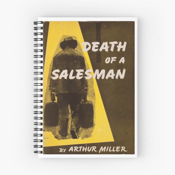 Artikelvorschau, Tod eines Handlungsreisenden – Erstausgabe – Arthur Miller entworfen und verkauft von Mr Mustard Prints.