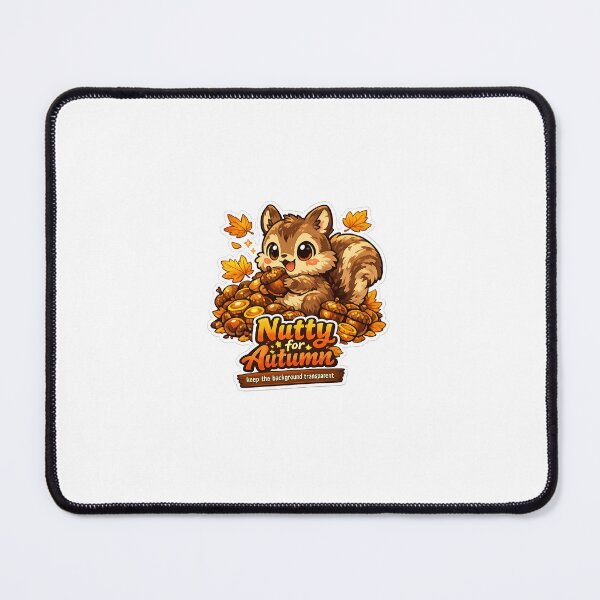 Item preview, Nutty for Autumn Cute Chibi Squirrel Hoarding Acorns | Cozy Fall Aesthetic Design designed and sold by SparkVault.