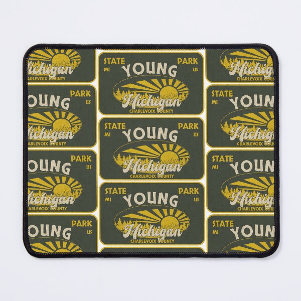 Item preview, Young State Park, Charlevoix County, Michigan, badge design designed and sold by Wanderful-roads.