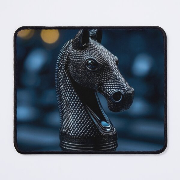 Item preview, Majestic Black Knight Chess Piece - Strategic Digital Art designed and sold by DesertFlowArt.