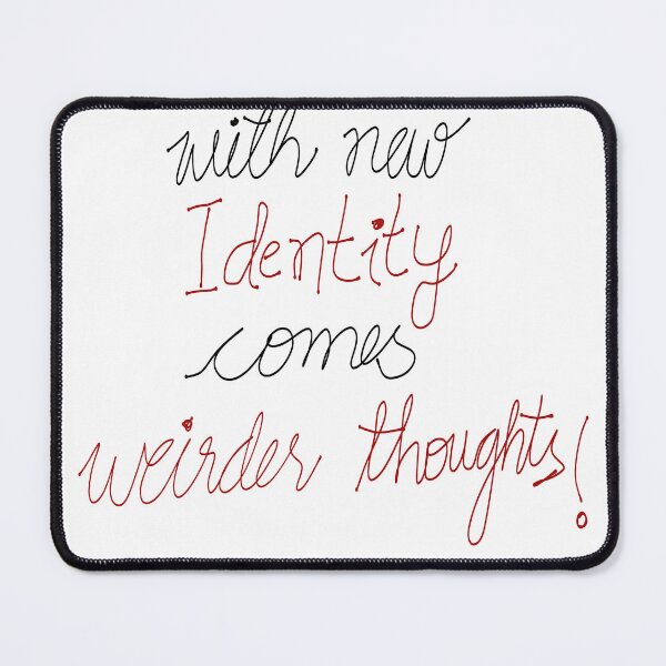 Item preview, New Identity Weirder Thoughts – Healing Mindset Quote Design designed and sold by THE JAVE STUDIOS.